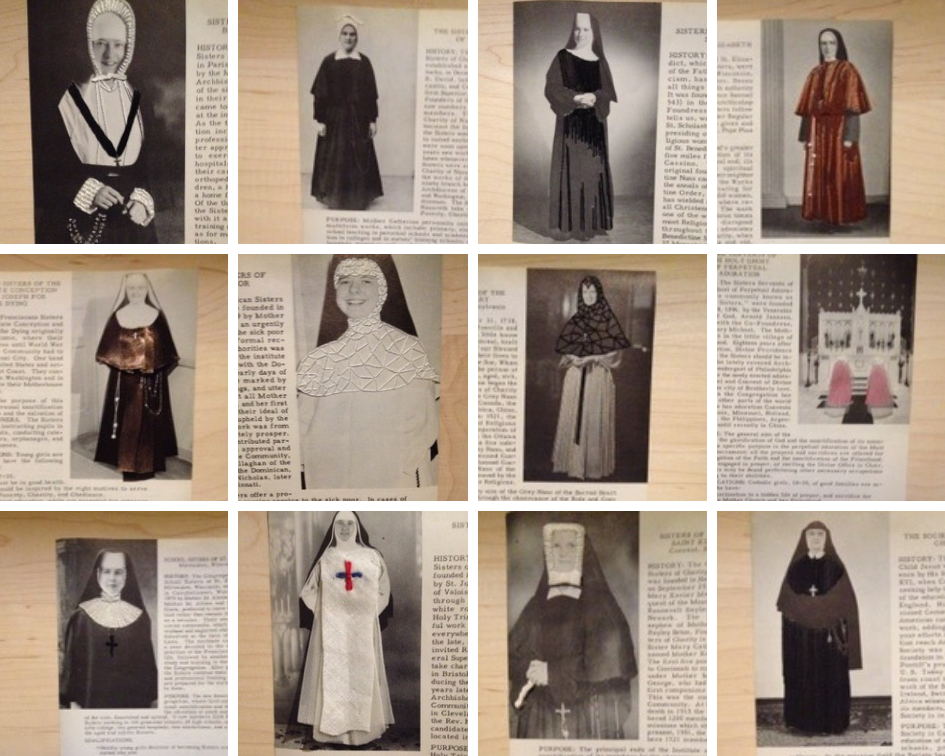 So nuns' habits center another exhibit, as small as the Met’s was elab...